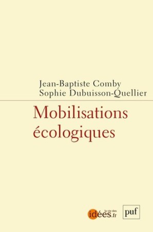 Couverture Mobilisations écologiques Dubuisson-Quellier Comby